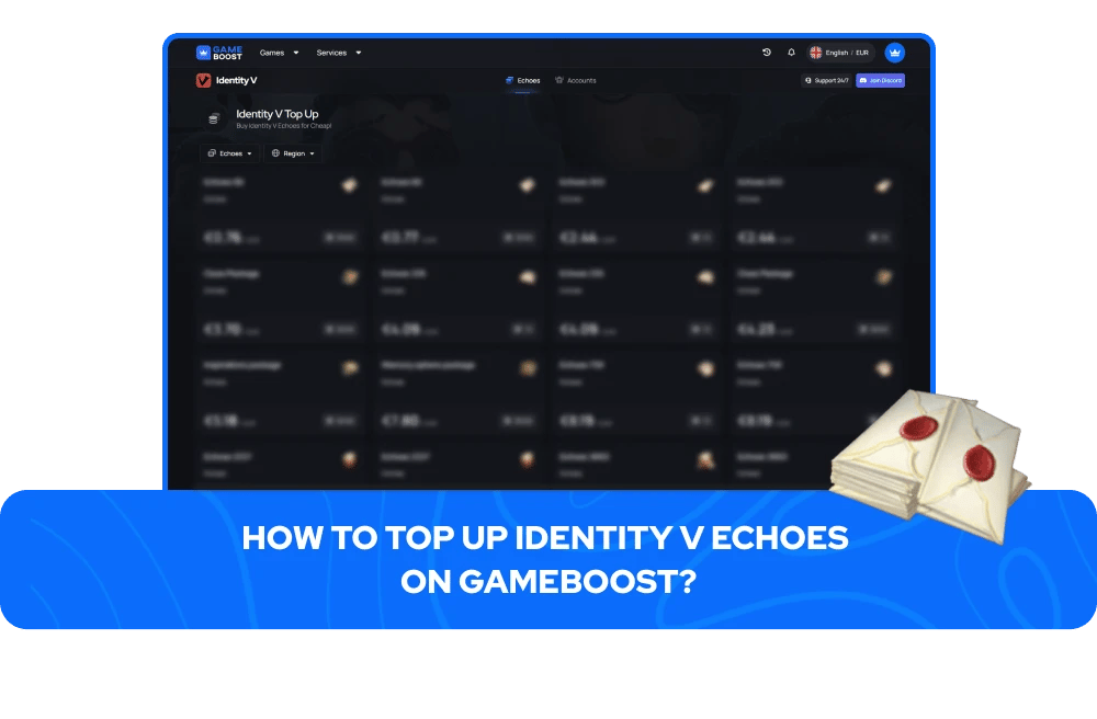 Kako napuniti Identity V Echoes na GameBoost-u?