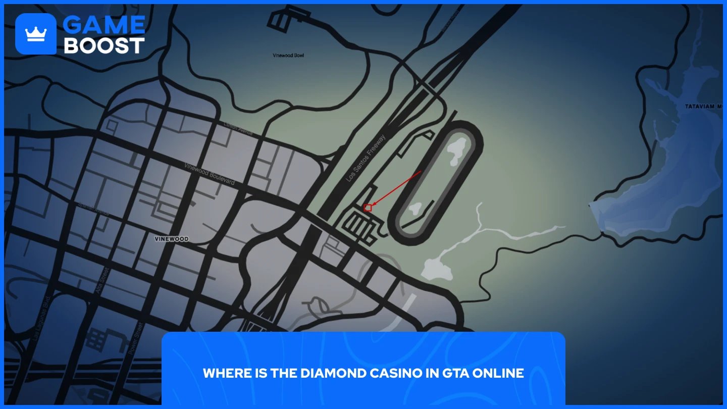 un'immagine della posizione del Diamond Casino