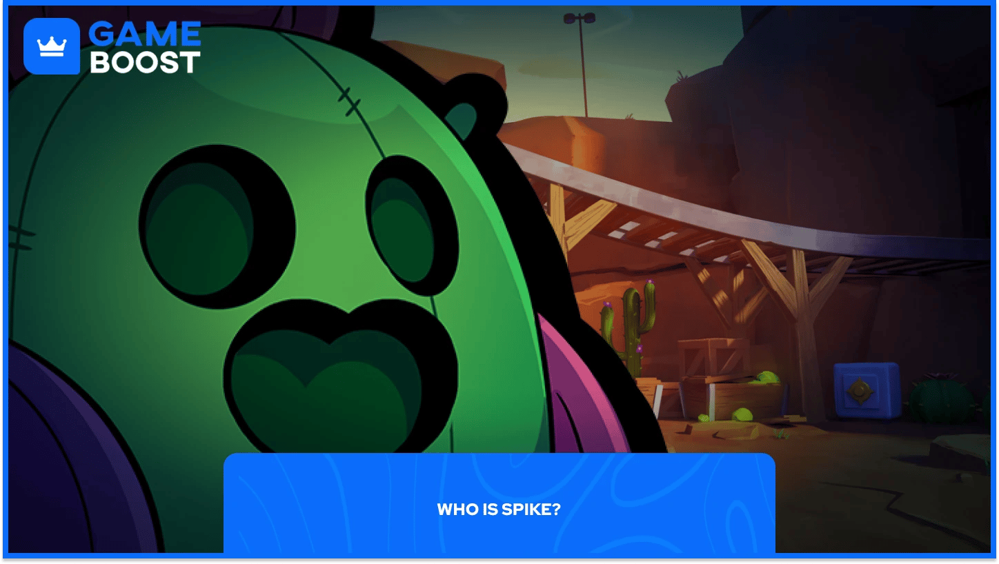 Brawl Stars Спайк крупным планом