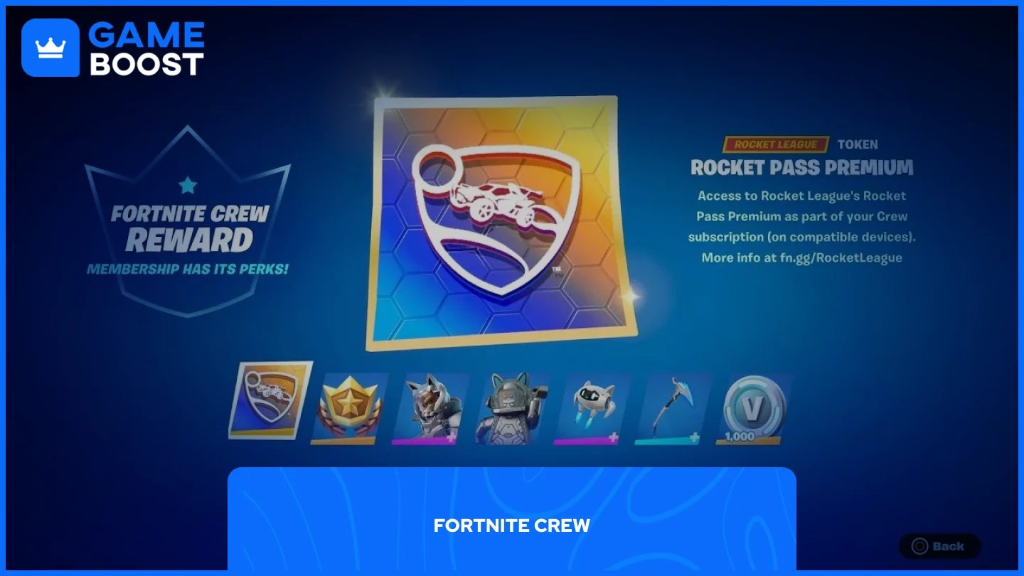 a picture of the fortnite crew reward 