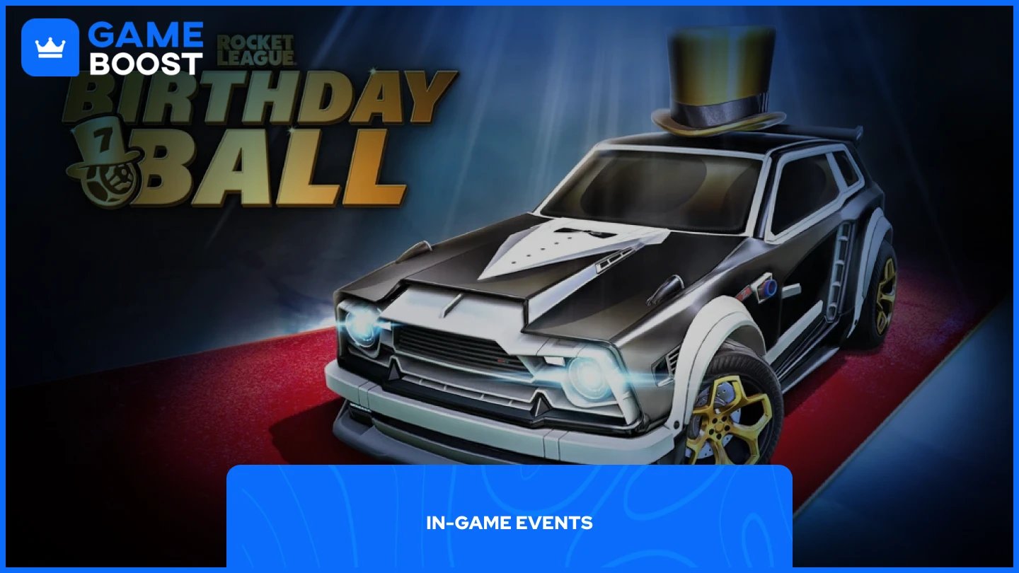 a picture of birthday ball event