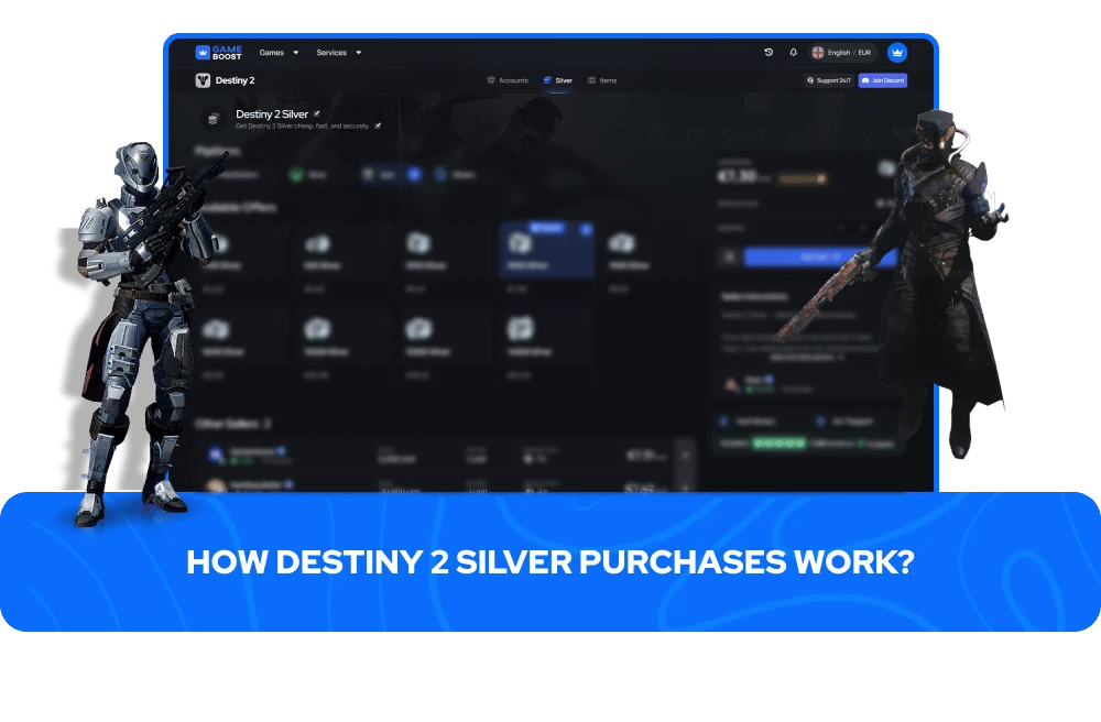 Destiny 2 Silver for sale