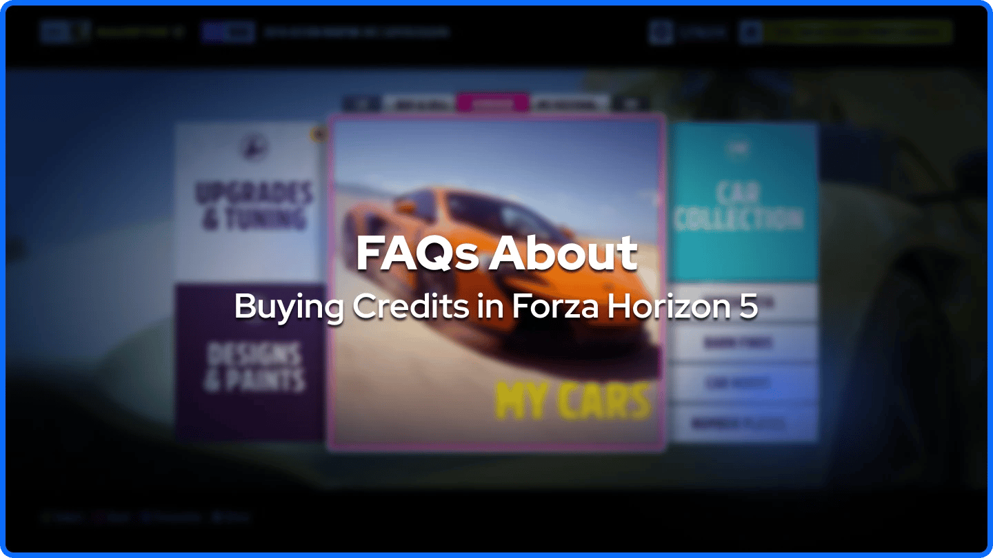ภาพเมนู Forza Horizon 5