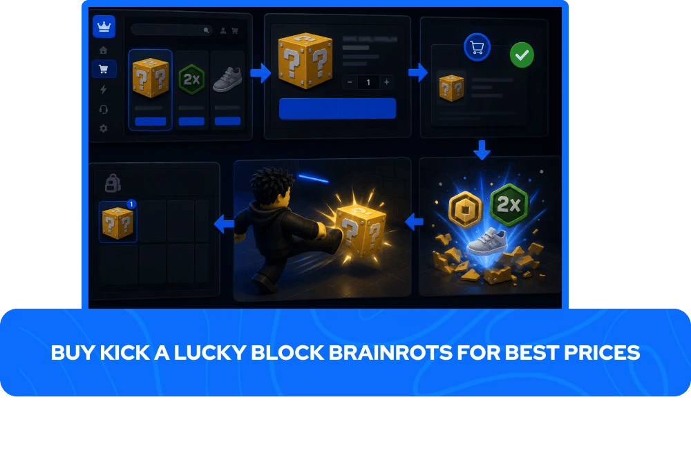 Koop Kick a Lucky Block Brainrots voor de beste prijzen