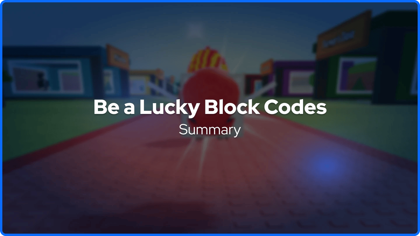 Be a Lucky Block Runway