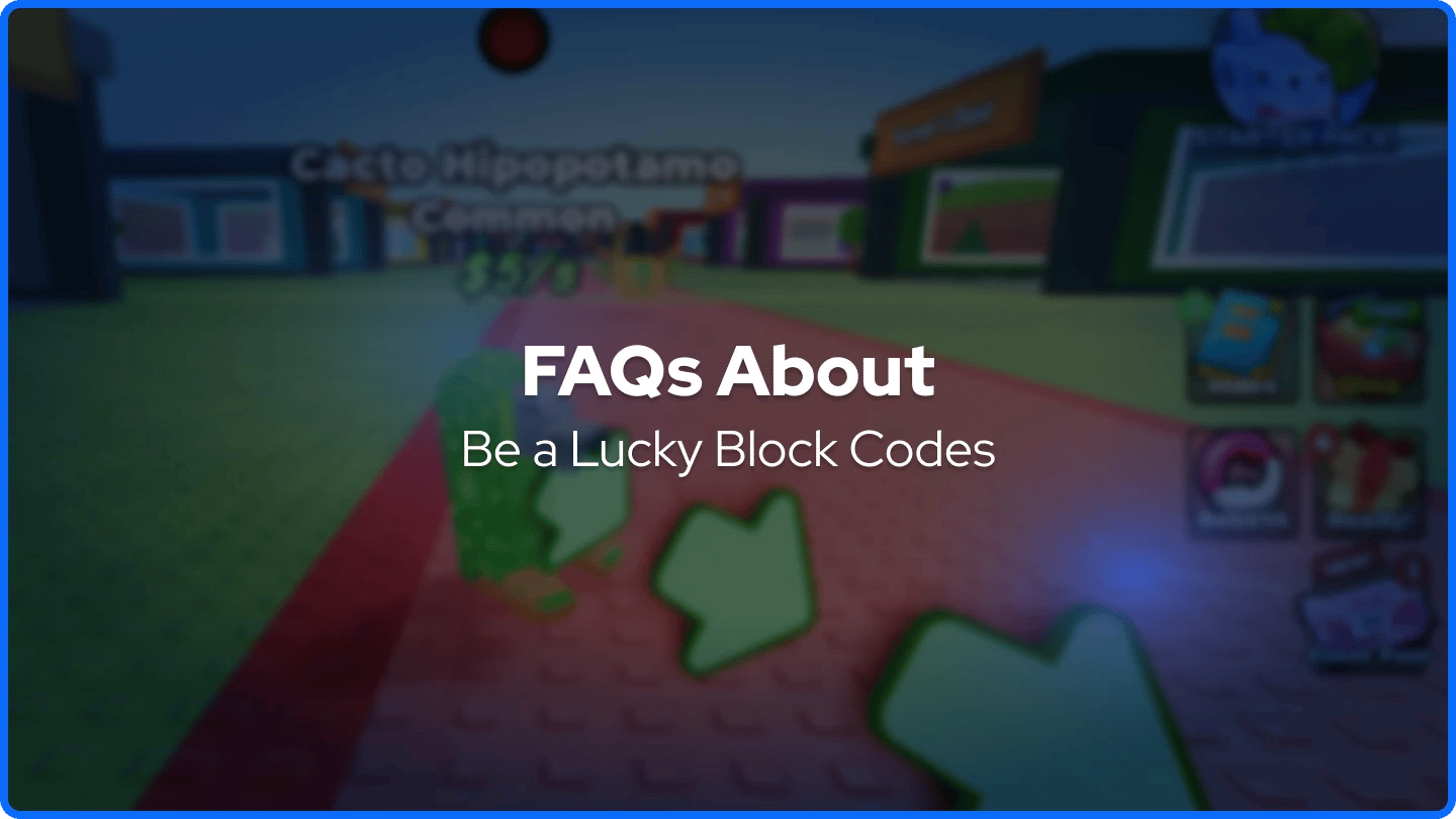 Be a Lucky Block Brainrot running