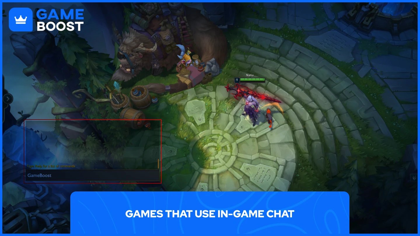 a picture of an in-game chat window in league of legends