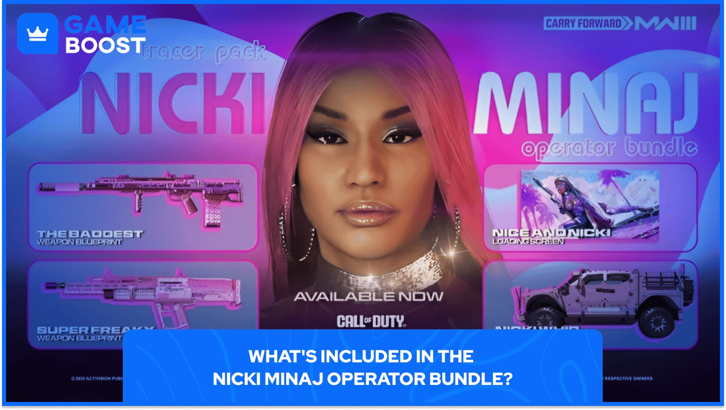 Pachet operator Nicki Minaj Call of Duty
