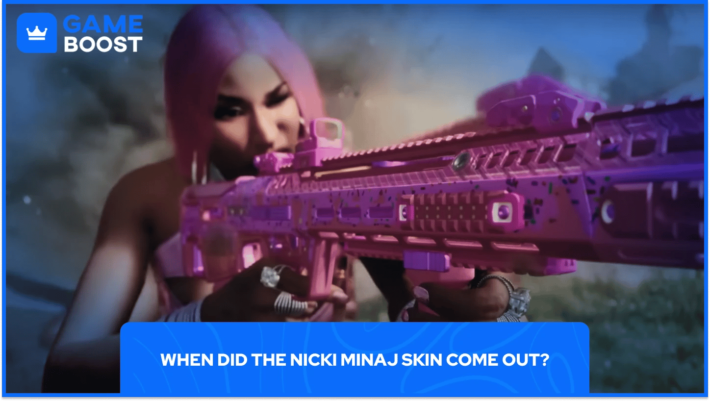 Nicki Minaj Call of Duty armă roz