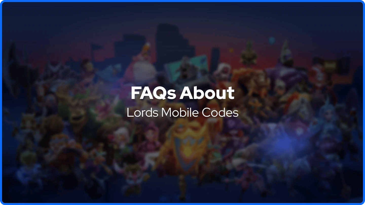 Lords Mobile all characters