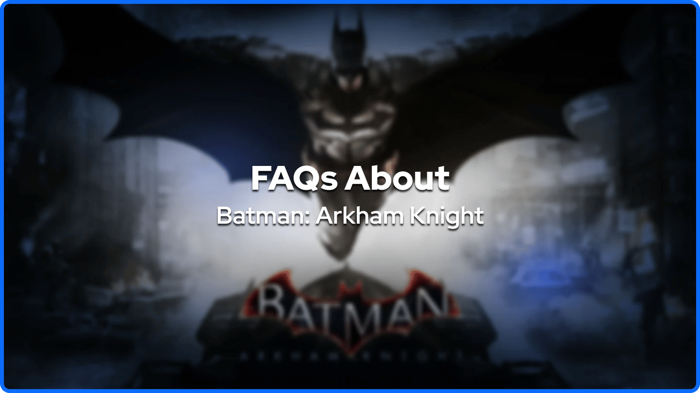 a picture of batman arkham knight splash art