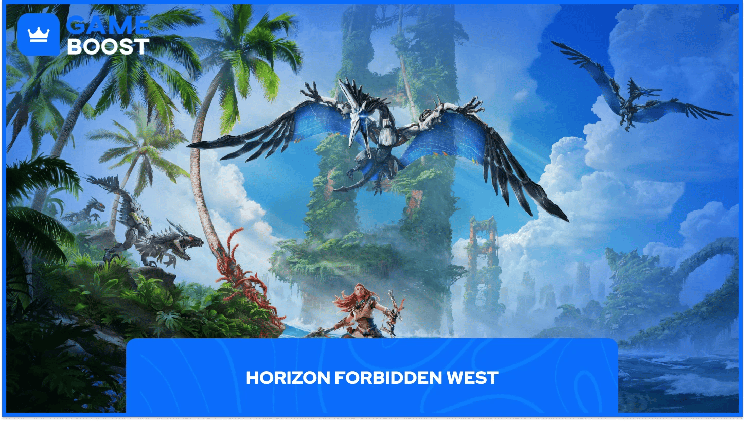 horizon forbidden west fliegender Roboter-Dinosaurier