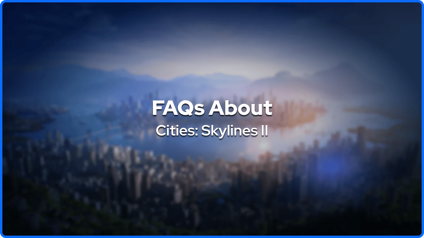 a picture of cities skylines ii splash art