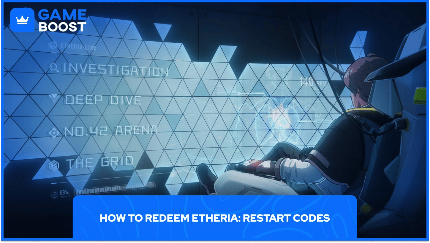 Etheria: Restart protagonist in hyperlink chair