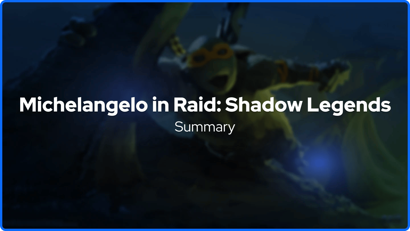 Raid Shadow Legends Drop The Mikey Artwork