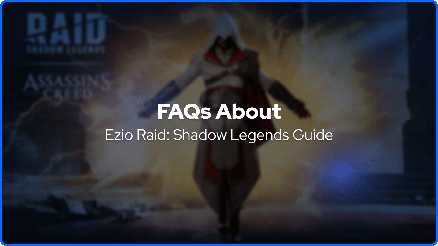 Ezio Raid'e Geliyor