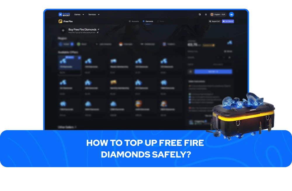 Free Fire diamanter til salg