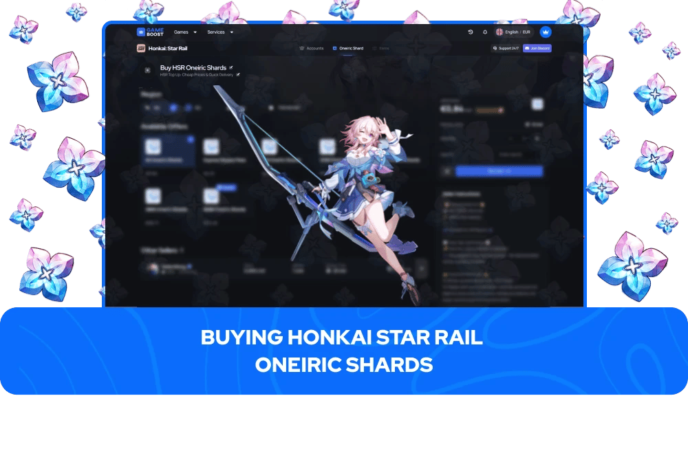 Honkai Star Rail Oneiric Shards til salgs