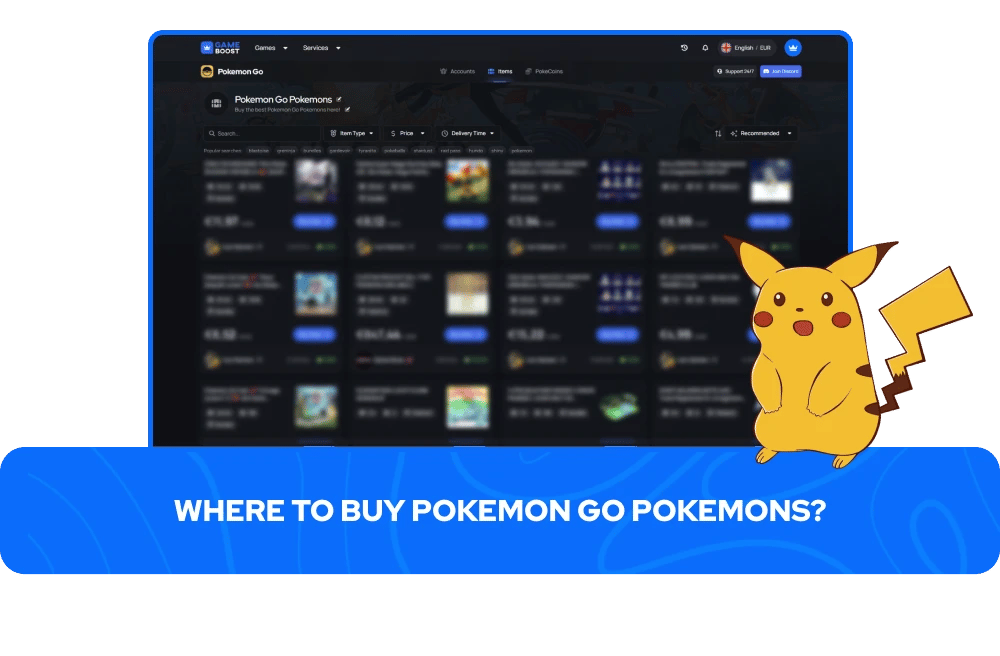 Where to Buy Pokemon Go Pokemons?