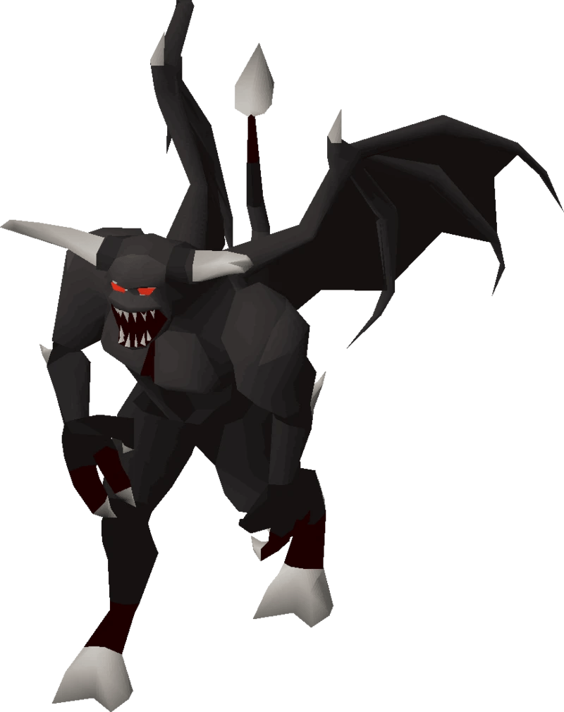 OSRS Black Demon png