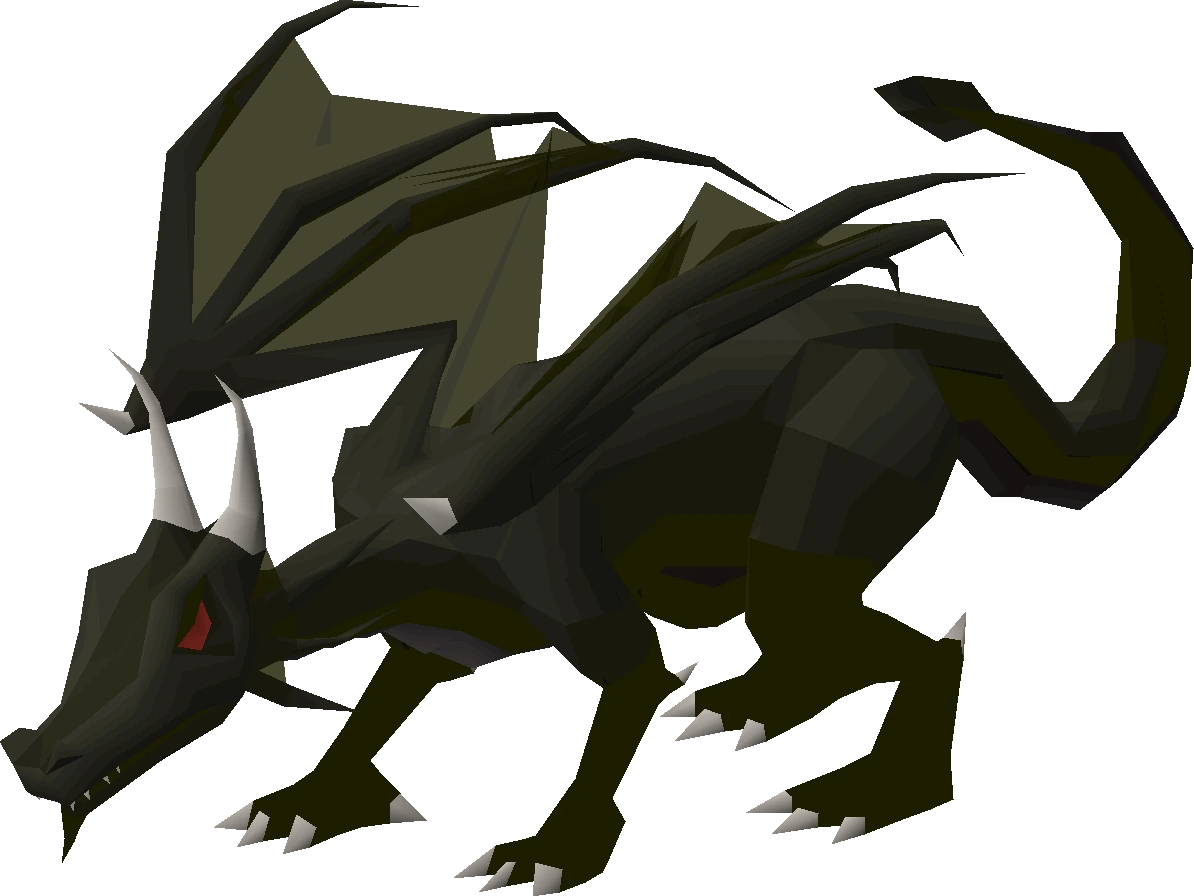 OSRS Black Dragon png