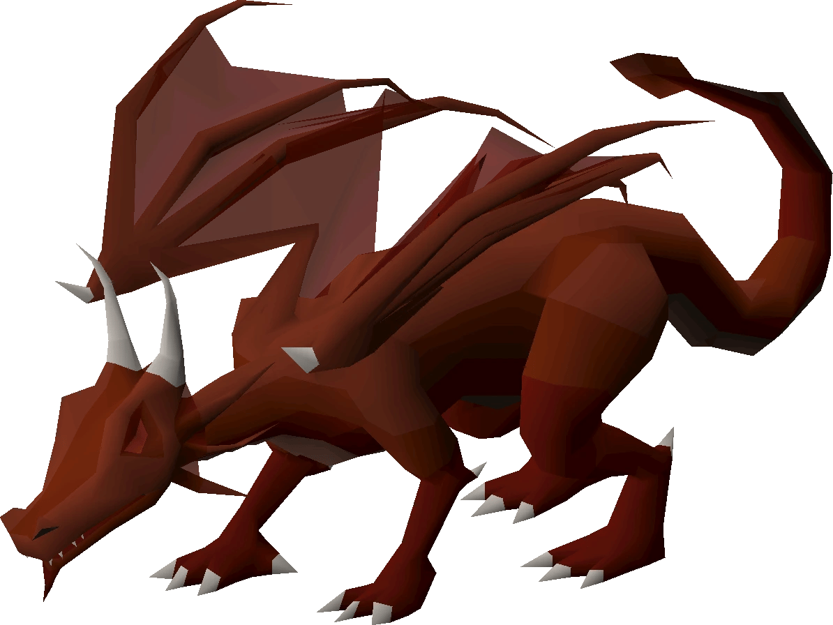 OSRS Röd Draken png