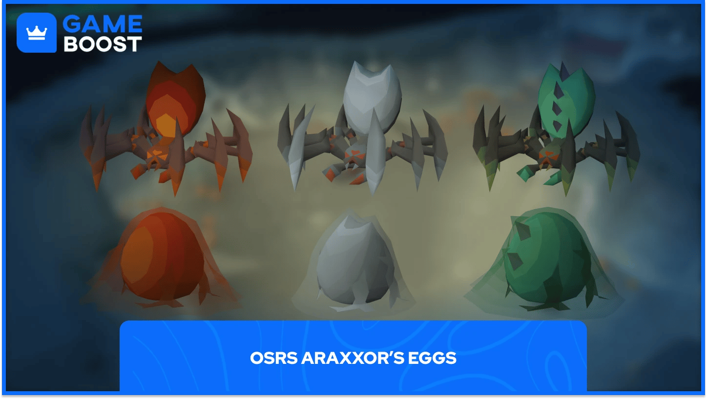 OSRS Araxxor ägg och avkomma