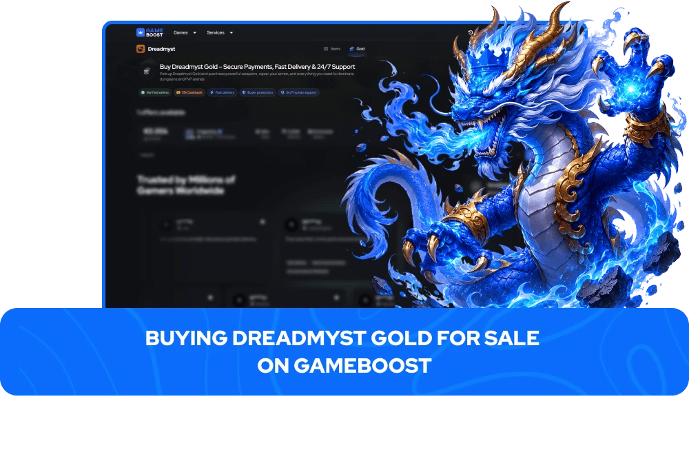 GameBoost Dreadmyst Gold for Sale