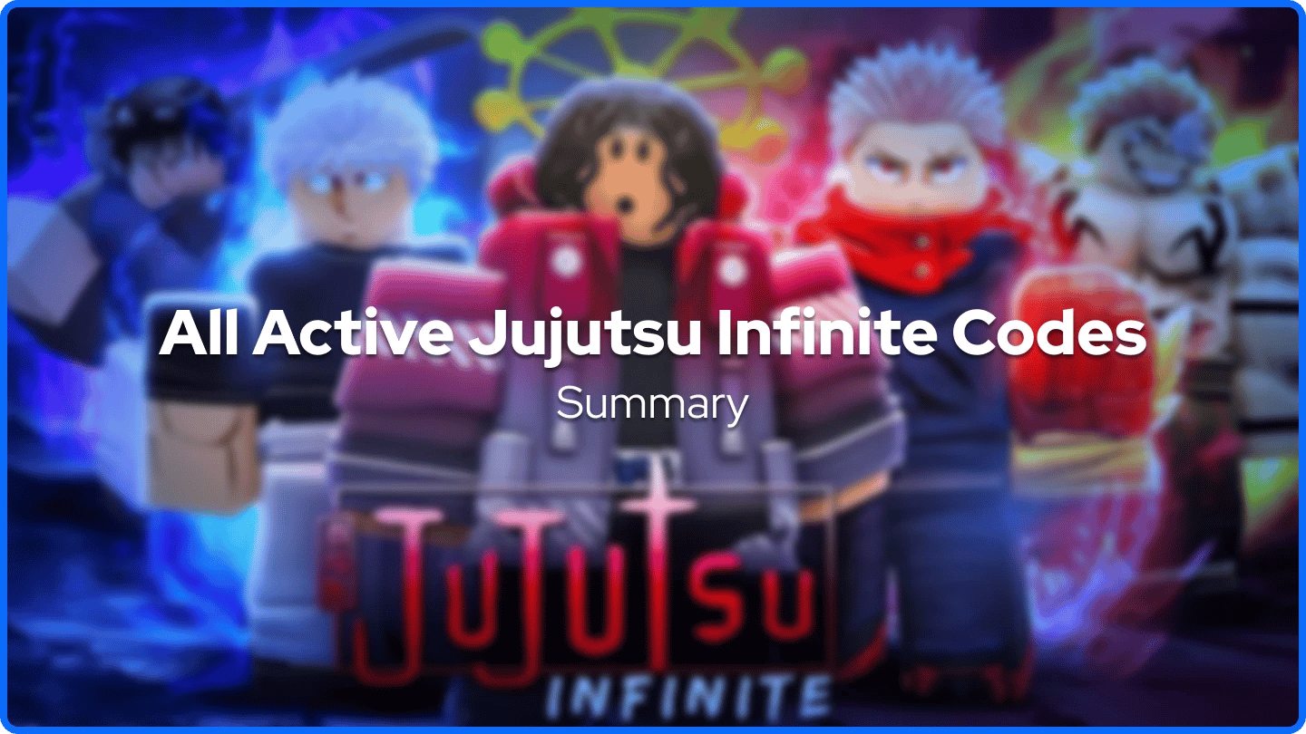 About All Active Jujutsu Infinite Codes Summary