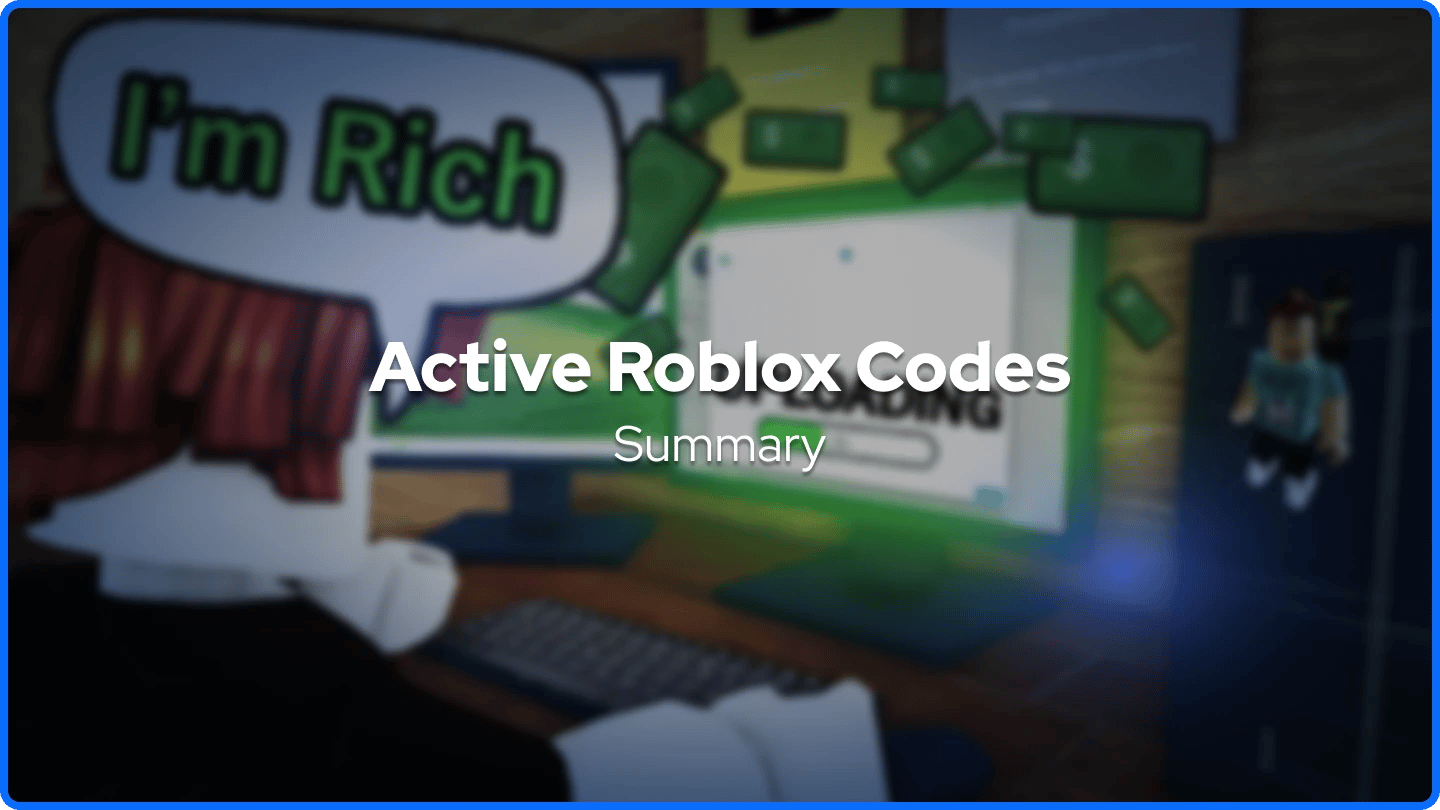 Active Roblox Codes Summary