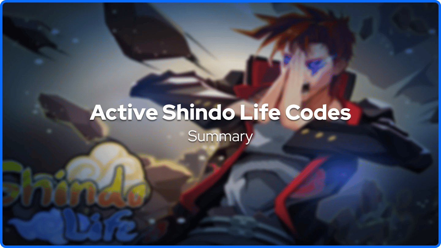 Active Shindo Life Codes Summary