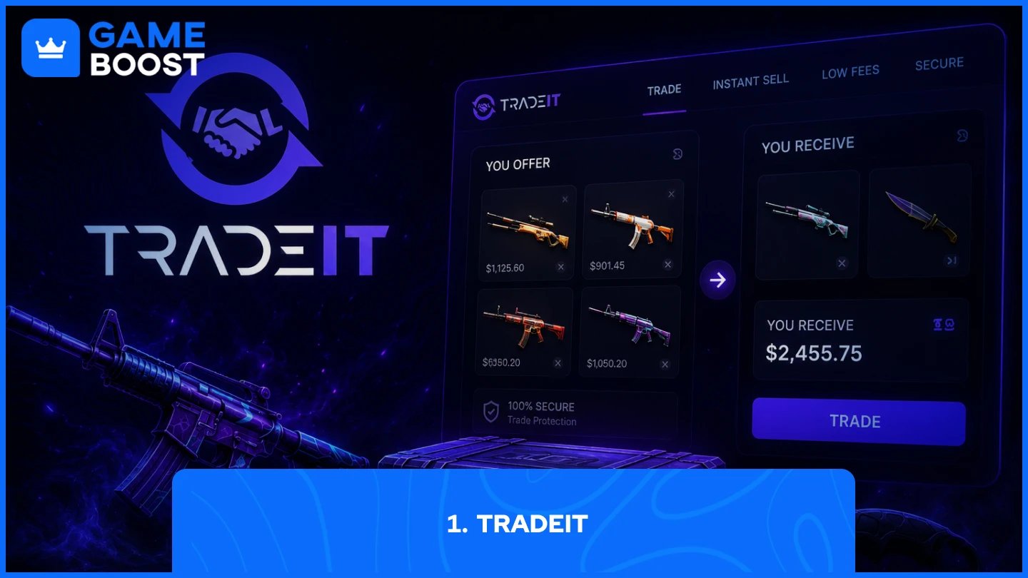 a picture of tradeit platform