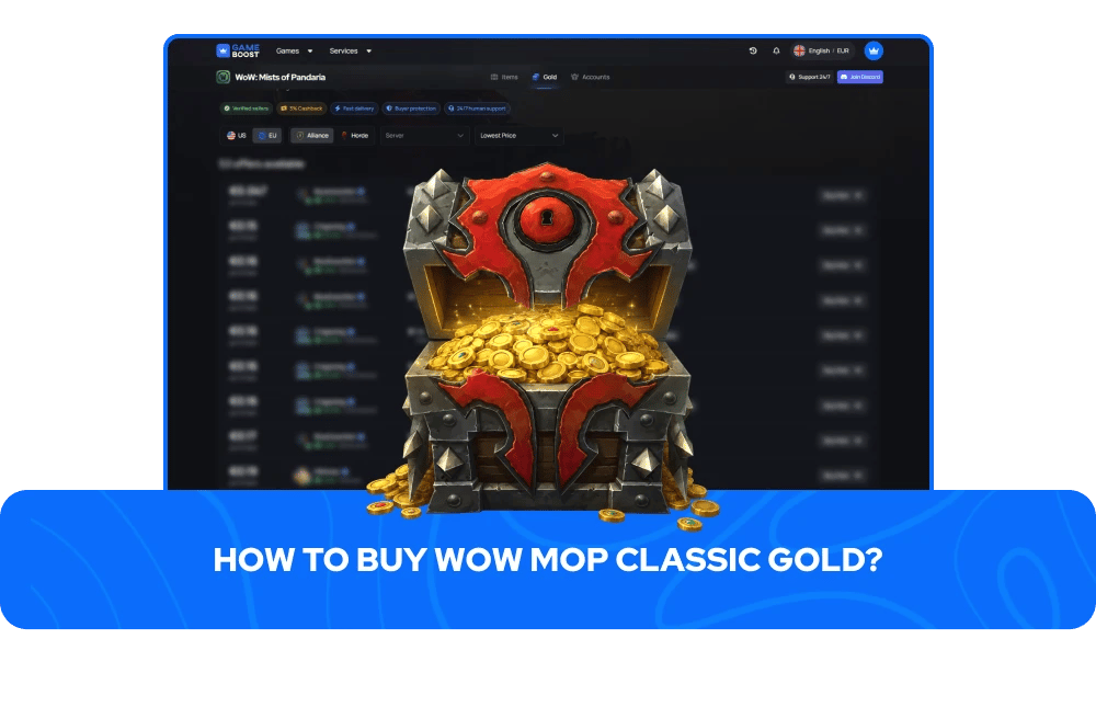 WoW MoP Classic zlato na prodaju