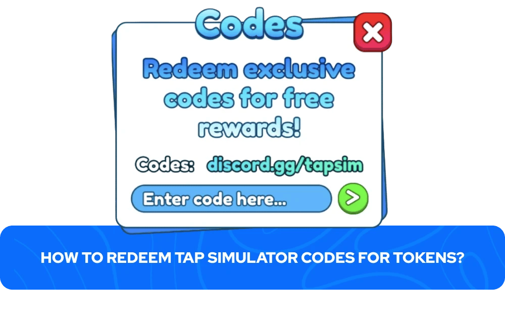 Canjear códigos de Tokens de Tap Simulator