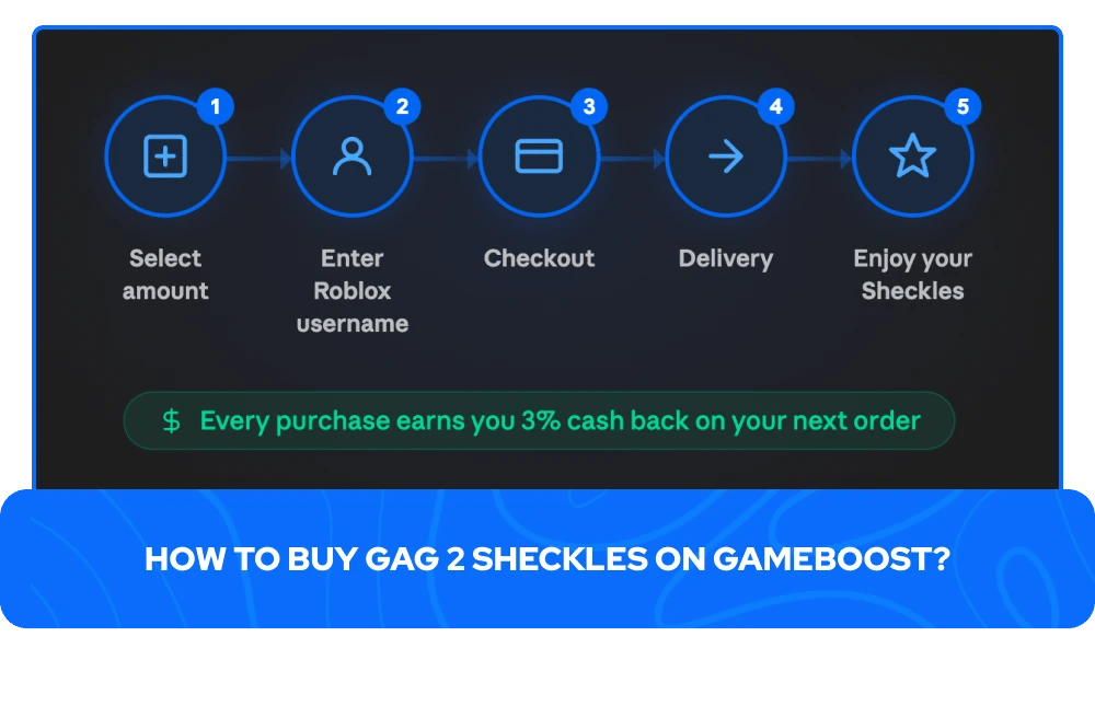 proceso de compra de shekels de Grow a Garden 2 en gameboost