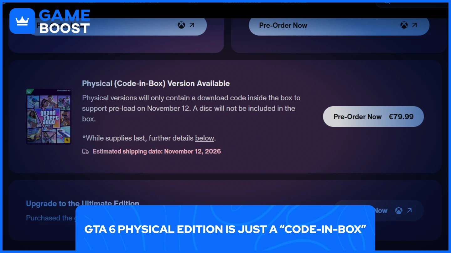 a picture of gta 6 rockstar pre-order page