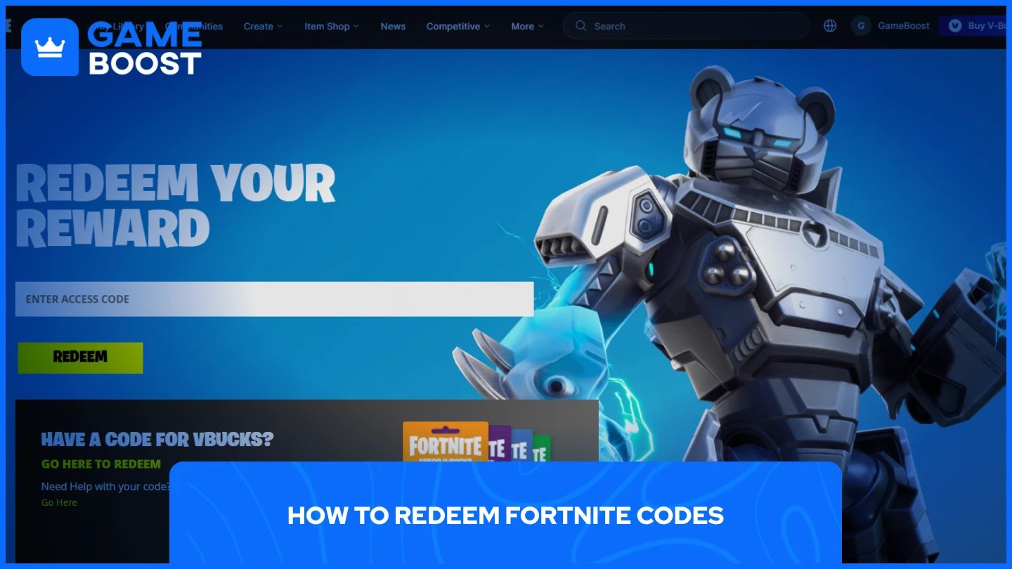 redeem fortnite codes