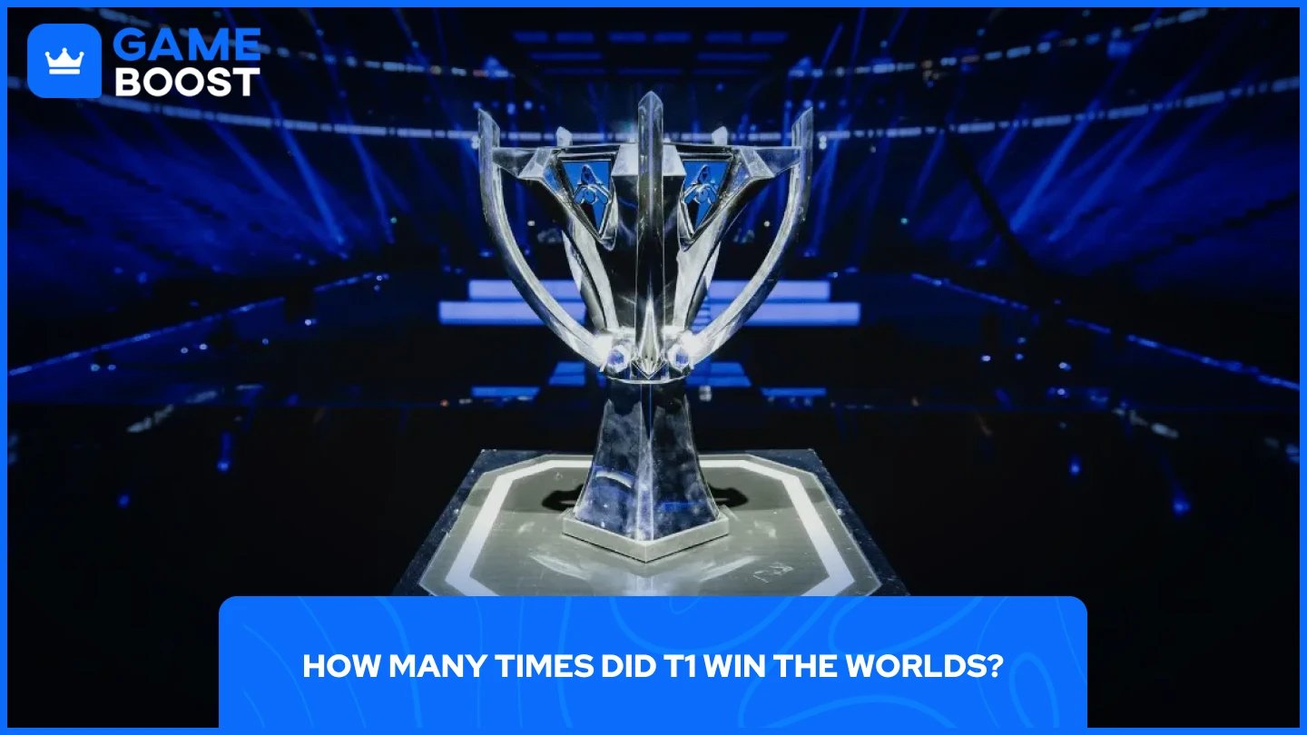 a picture of the league of legends worlds trophy