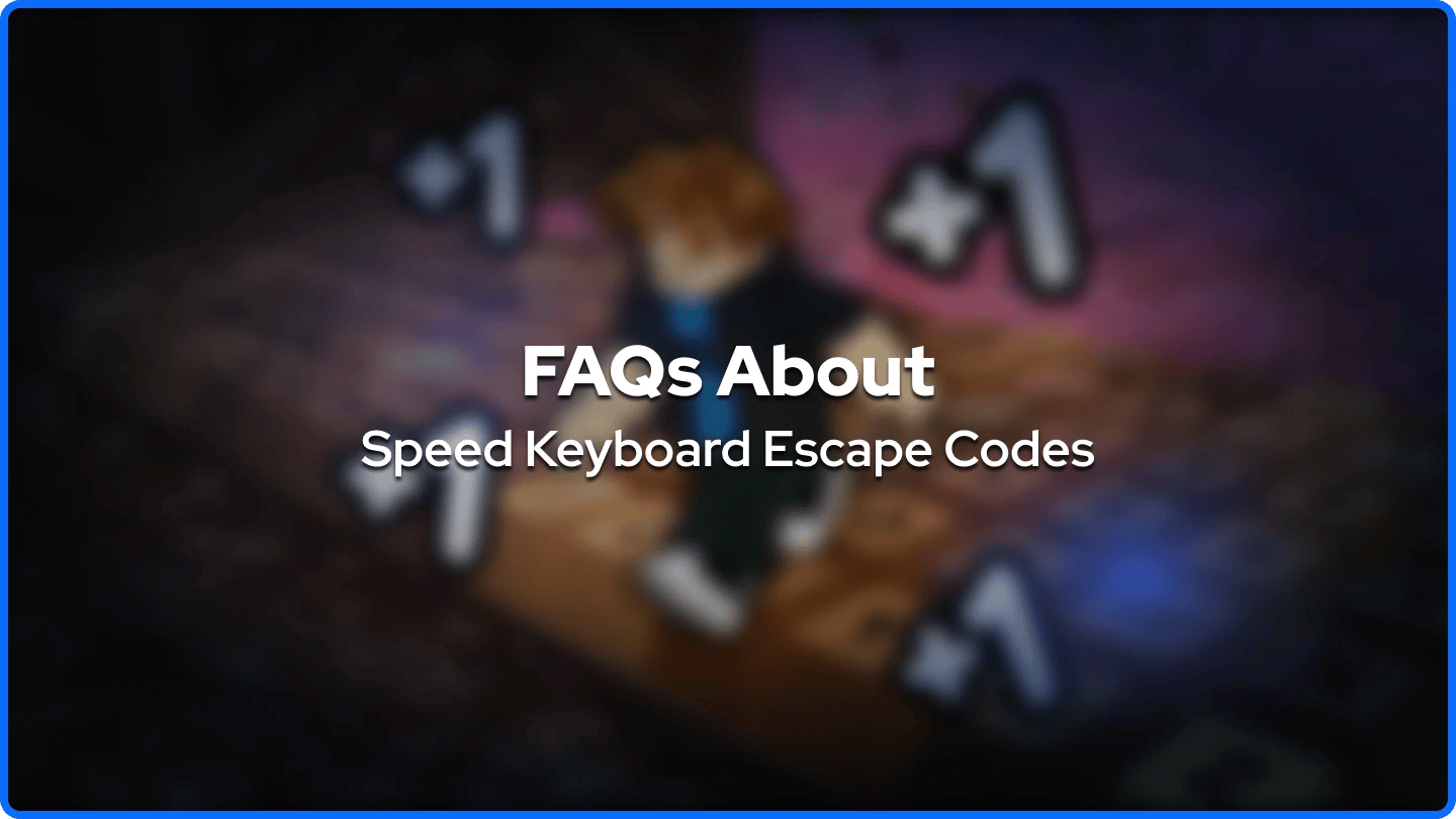 a picture of speed keyboard escape game cover