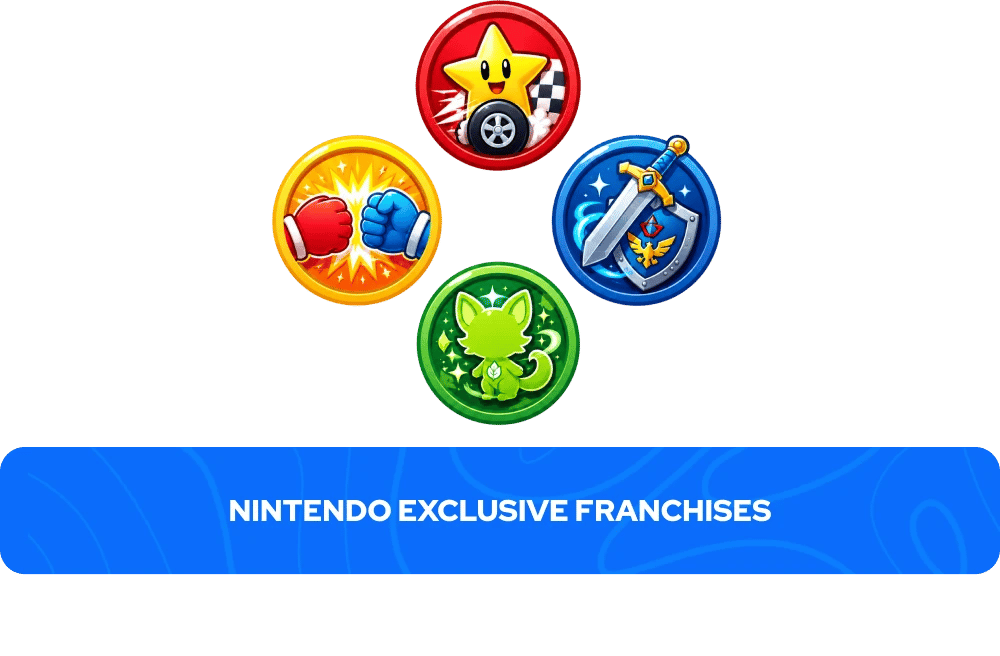 franchises exclusives Nintendo