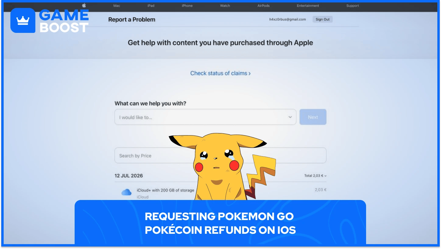 Remboursements de PokéCoin sur iOS