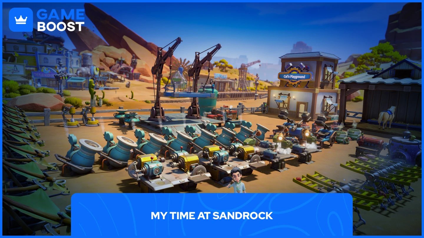 Jugabilidad de My Time at Sandrock