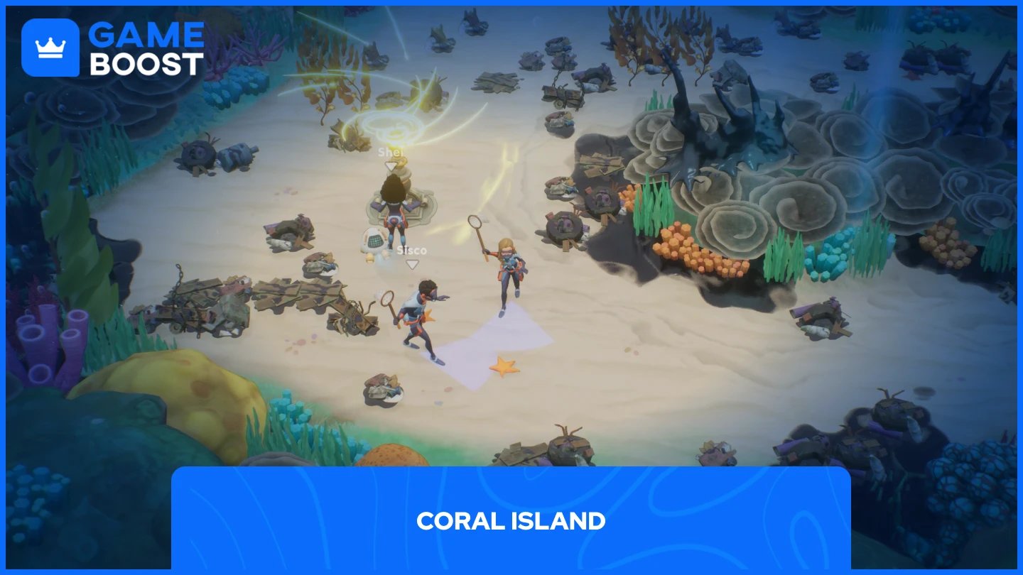 Jugabilidad de Coral Island