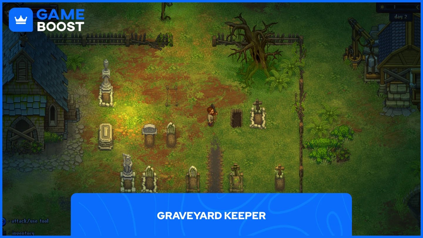 Jugabilidad de Graveyard Keeper