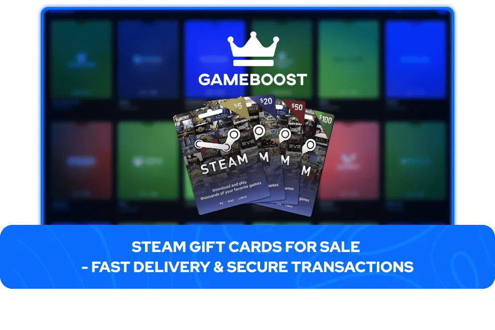 Kupte digit&aacute;ln&iacute; d&aacute;rkov&eacute; karty Steam