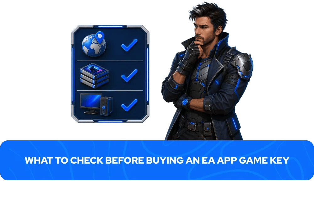 o que verificar antes de comprar uma chave de jogo do ea app
