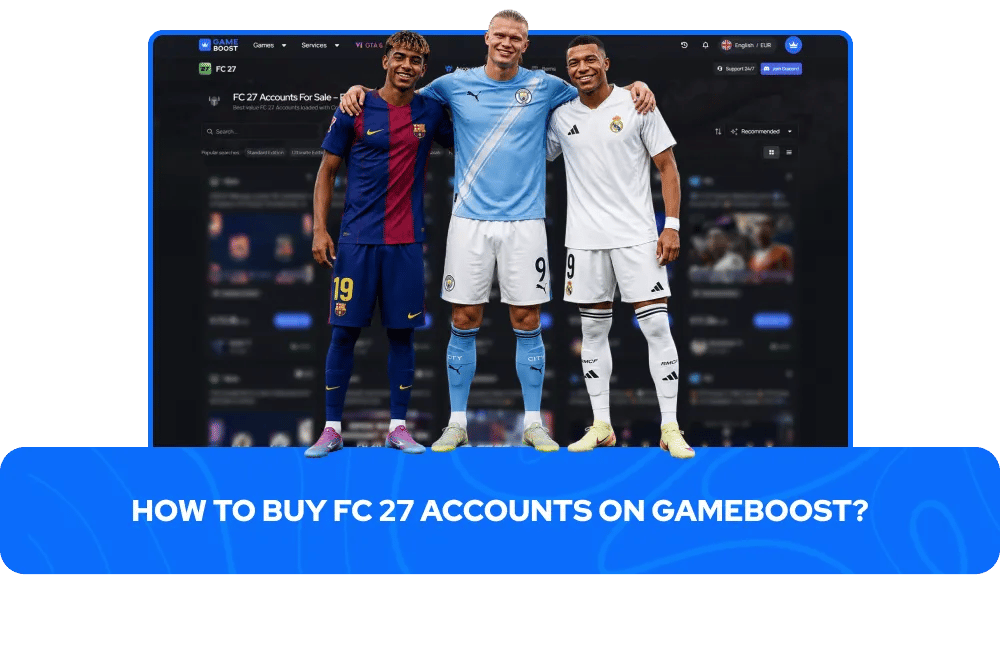 在 GameBoost 上购买 FC 27 账户