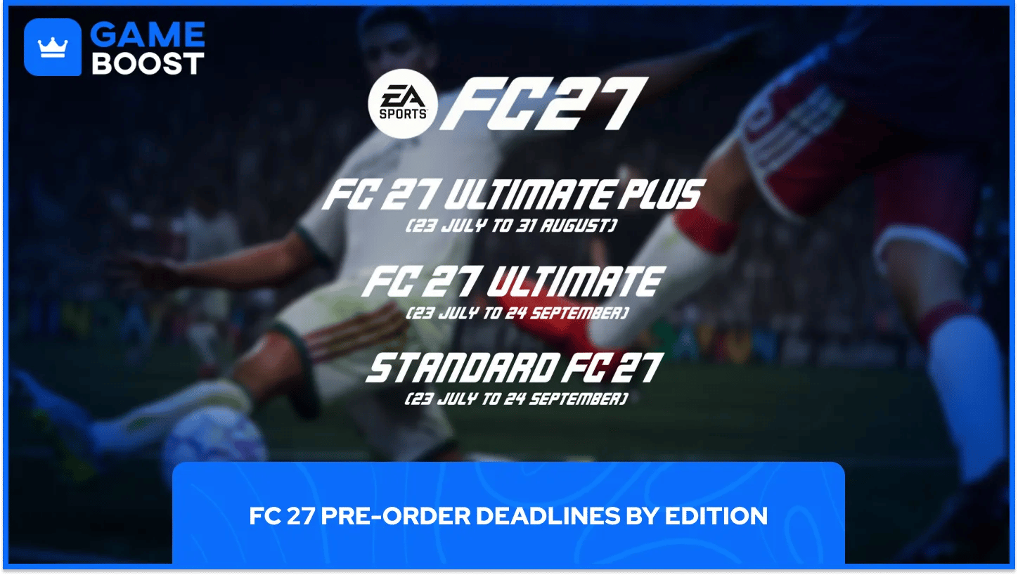 Scadenze per il pre-ordine di FC 27 per Edizione