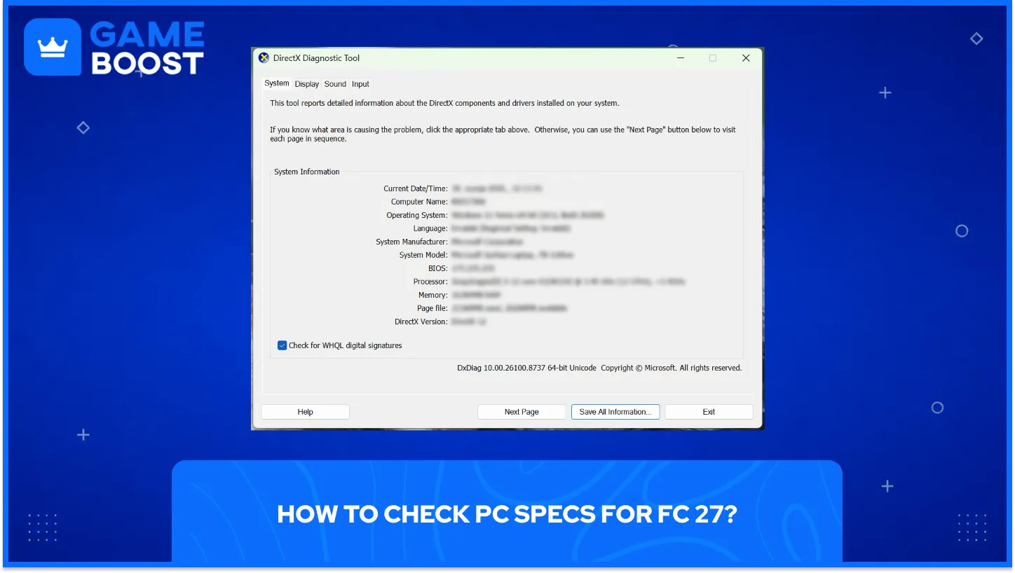 Come Controllare le Specifiche del PC per FC 27