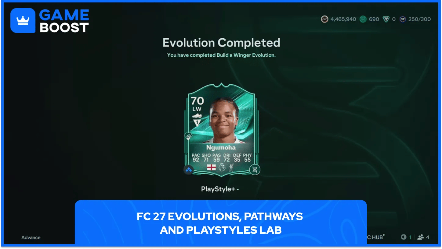 Évolution FC 27 terminée